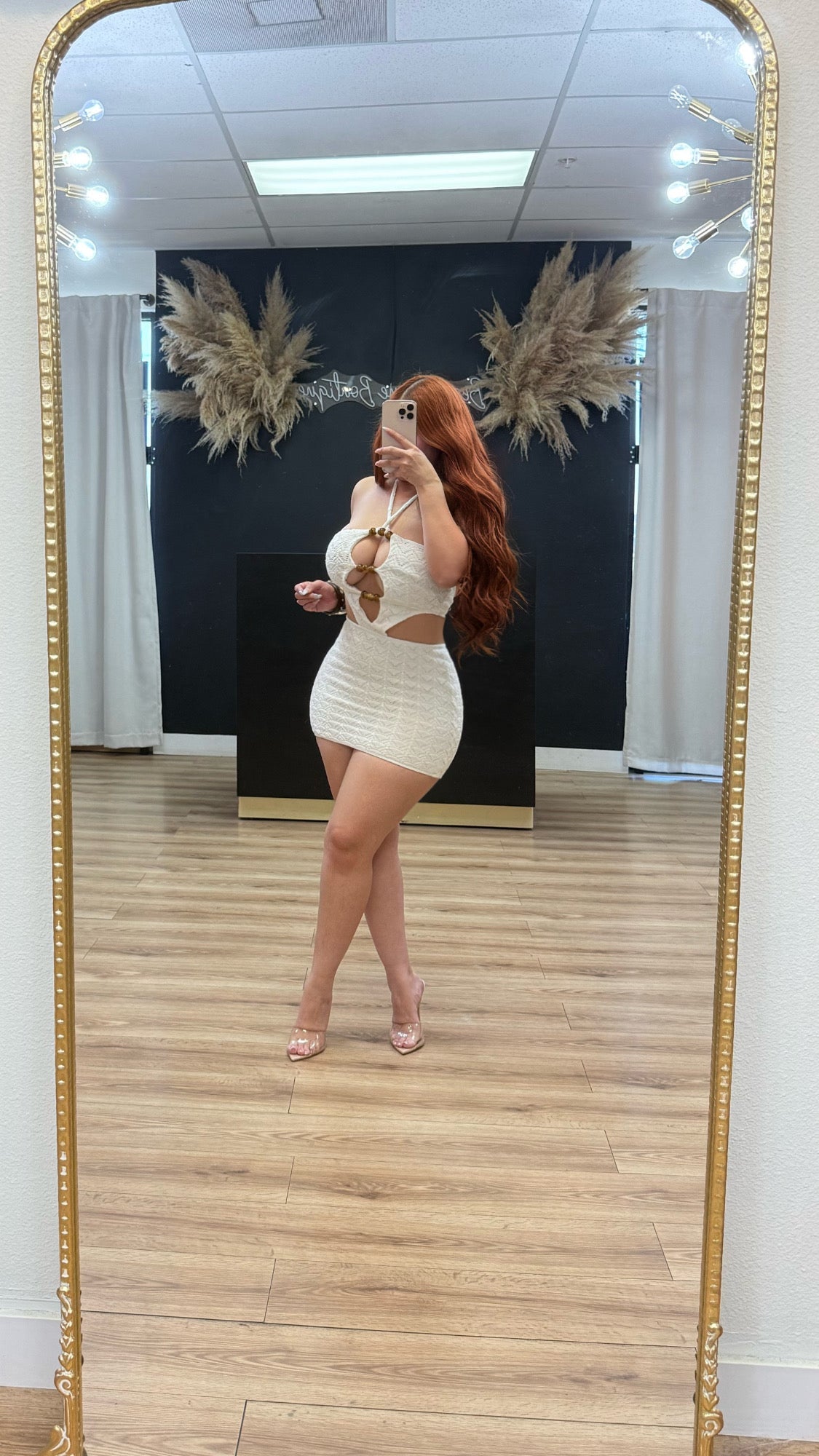 Resort crochet dress