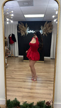 Load image into Gallery viewer, Pretty in red bubble dress - Red
