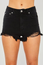 Load image into Gallery viewer, Julie distressed shorts - Black wash
