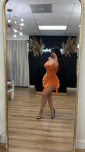 Load image into Gallery viewer, Leslie halter dress - Orange
