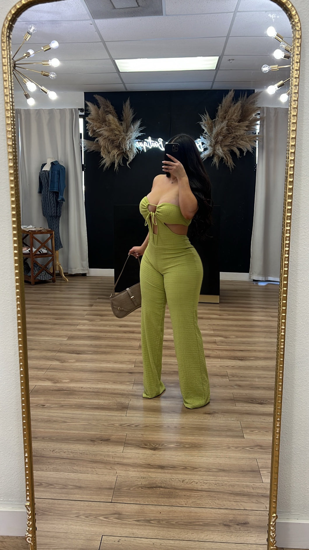 1 Hotel jumpsuit- Lime