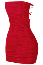 Load image into Gallery viewer, Valentina corset dress - red
