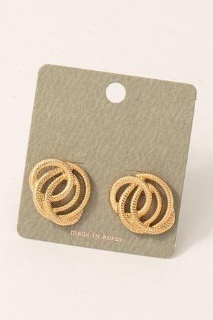 Rebecca statement earring - Gold