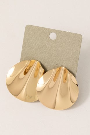 Alberta statement earring - Gold