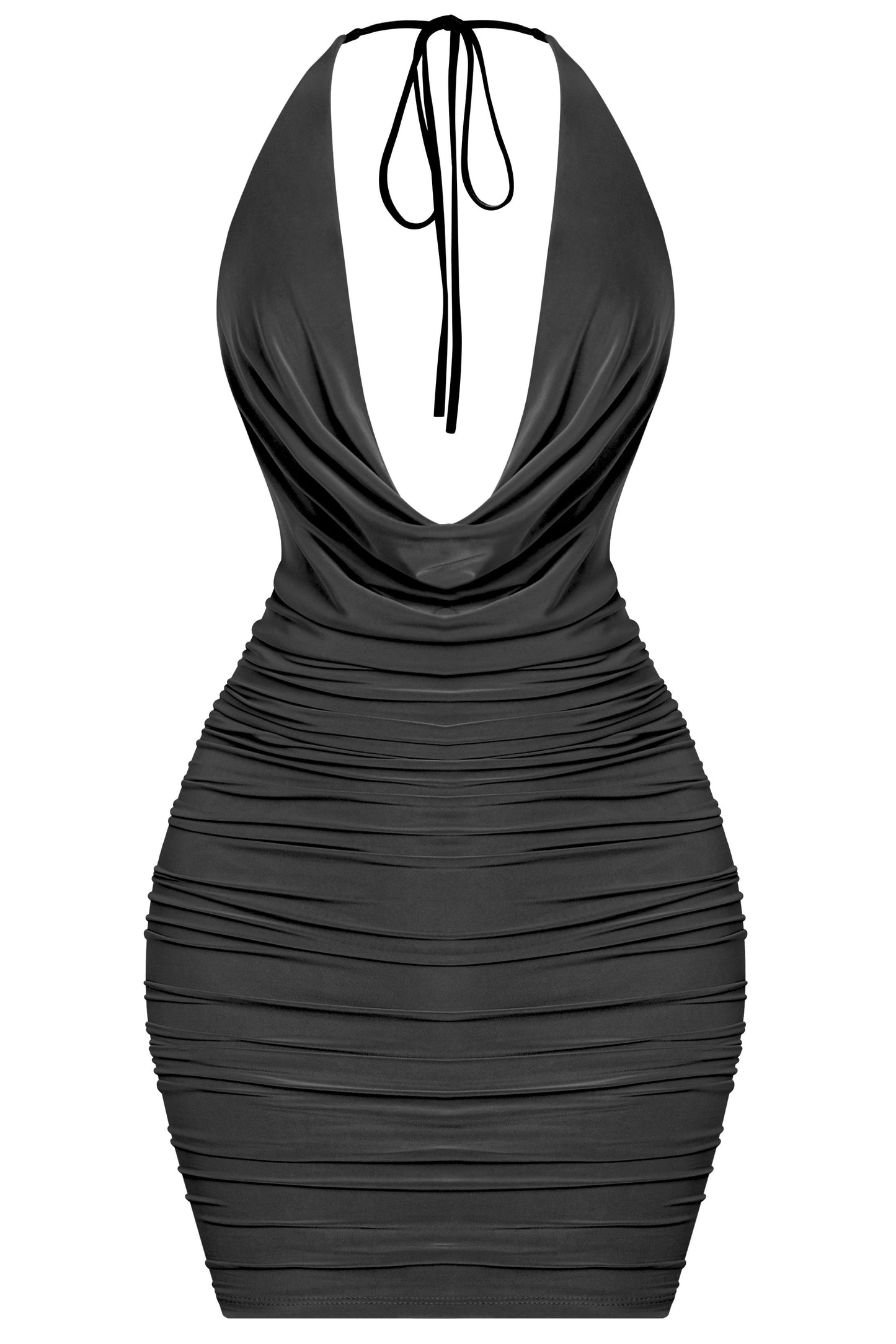 Perfect mini open back dress - Black