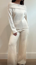 Load image into Gallery viewer, Let’s get Cozy 2pc pant set - Beige

