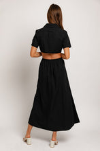 Load image into Gallery viewer, Summer open back dress - Black
