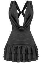 Load image into Gallery viewer, Brenda open back dress - Black
