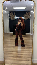 Load image into Gallery viewer, Been that girl 2pc pant set - Brown/black
