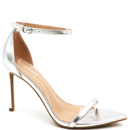 Perfect night high heels - silver