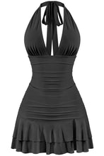 Load image into Gallery viewer, Jessica double layered dress - Black
