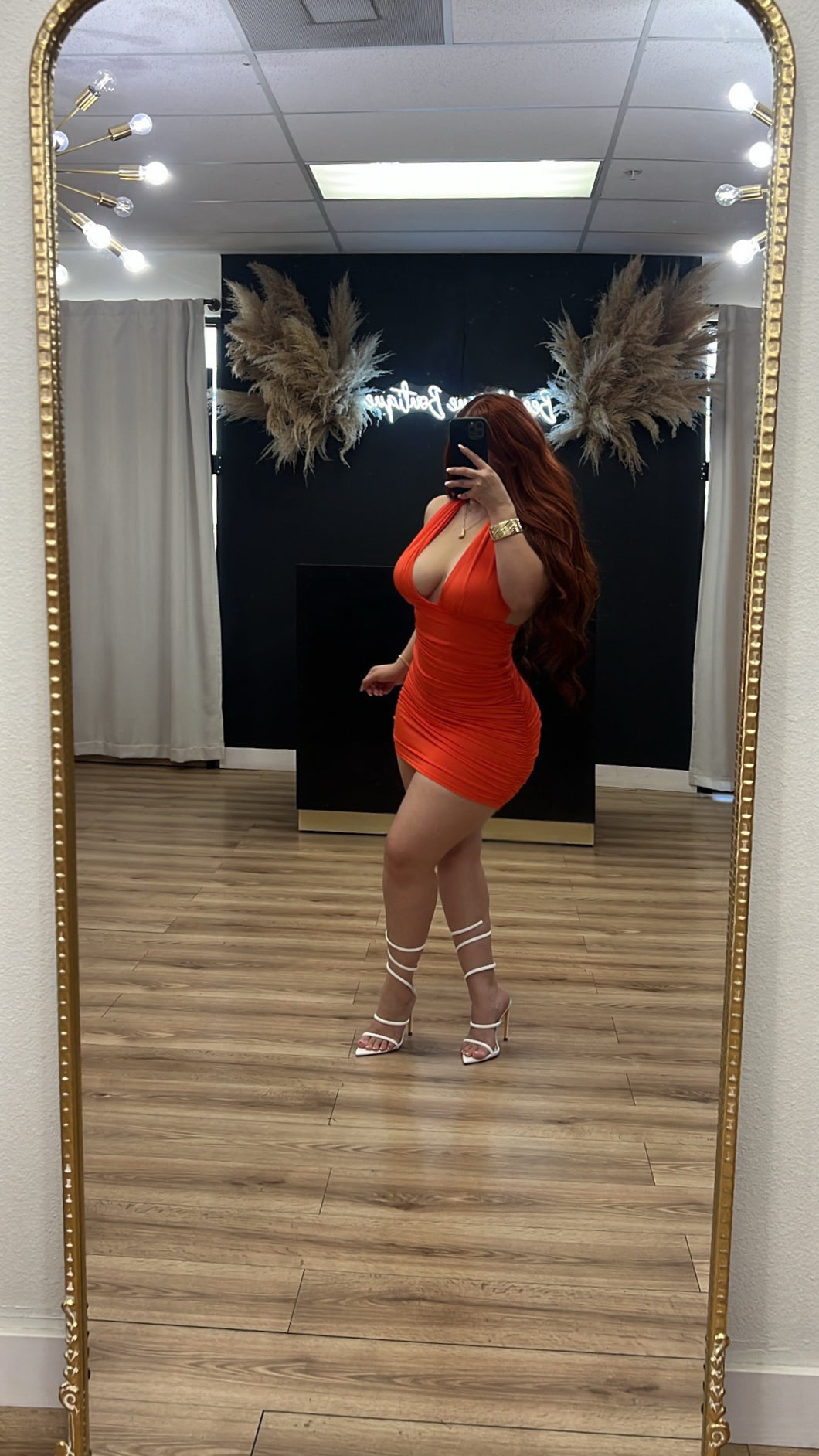 Summer night dress - Orange
