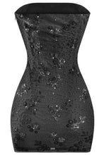 Load image into Gallery viewer, Rooftop date sequin dress - Black

