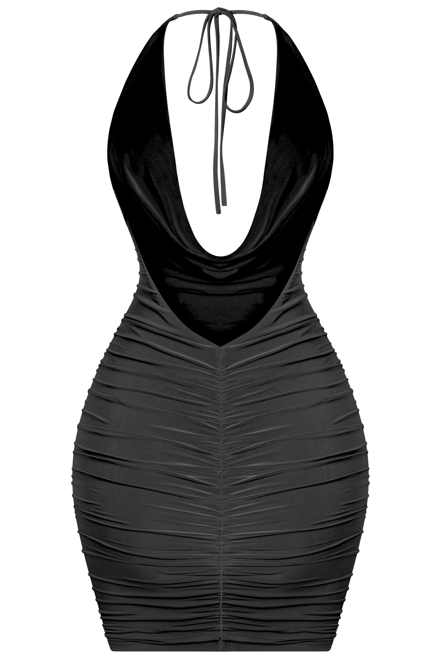 Perfect mini open back dress - Black