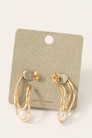 Nicol statement earring- Gold