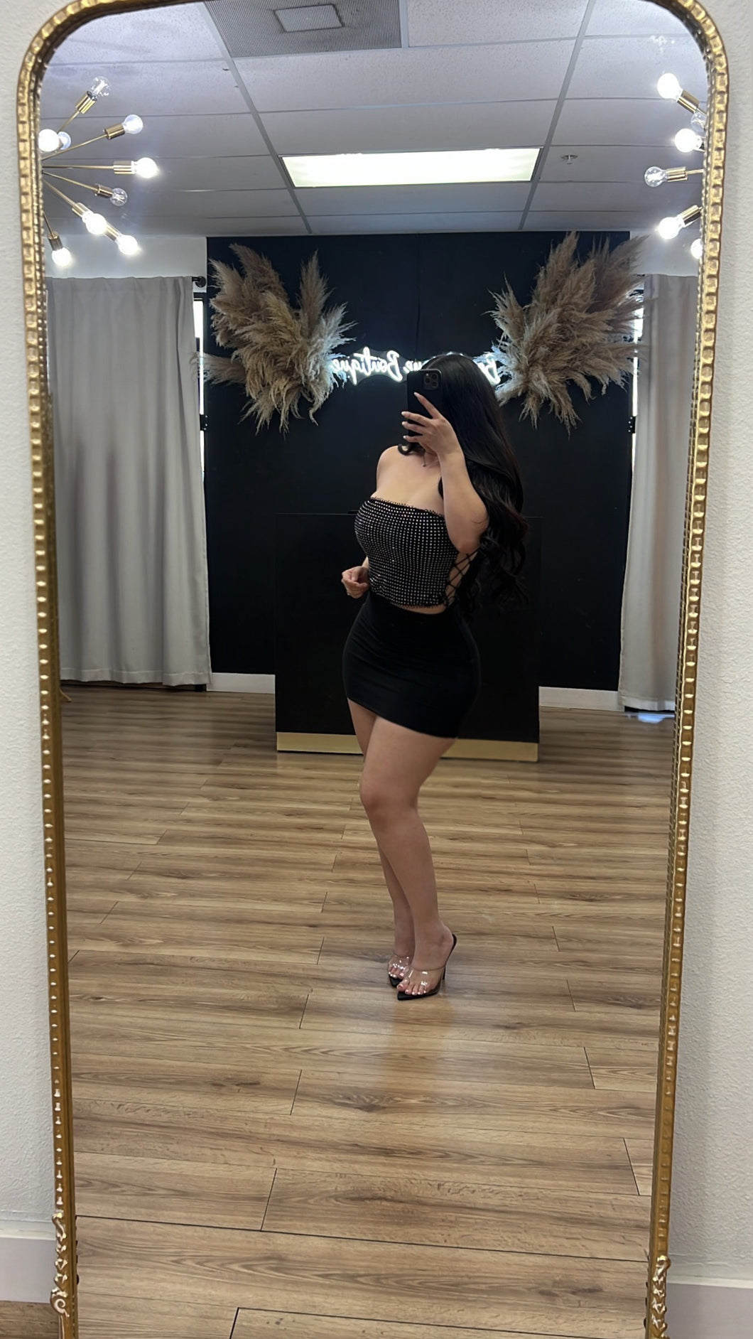 Must have double layered skirt - Black