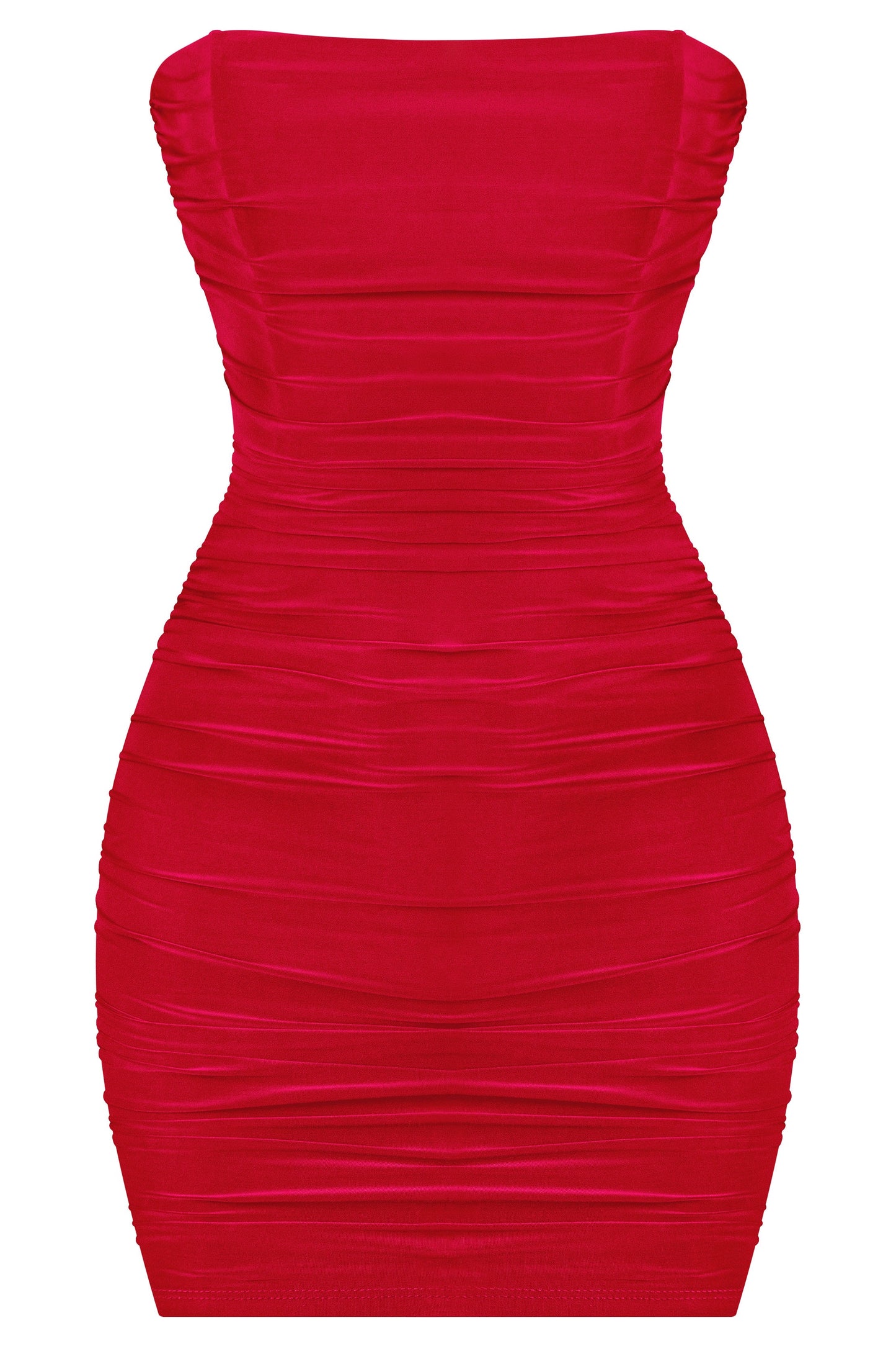 Valentina corset dress - red