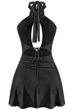 Load image into Gallery viewer, Brenda halter dress - Black
