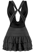 Load image into Gallery viewer, Brenda open back dress - Black
