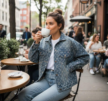 Load image into Gallery viewer, L DENIM JACKET - MULTI COLOR
