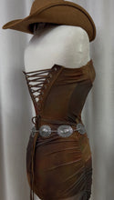 Load image into Gallery viewer, Rodeo mesh dress - brown

