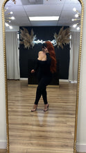 Load image into Gallery viewer, Off shoulder double layered jumpsuit- Black
