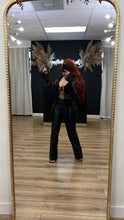Load image into Gallery viewer, Level you up leather straight pants - Black
