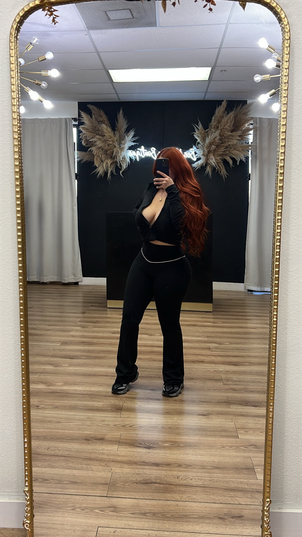 Alo buttery comfy 2pc pant set - Black