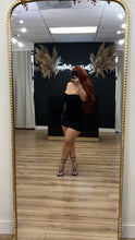 Load image into Gallery viewer, Alexa sparkly mini dress - Black
