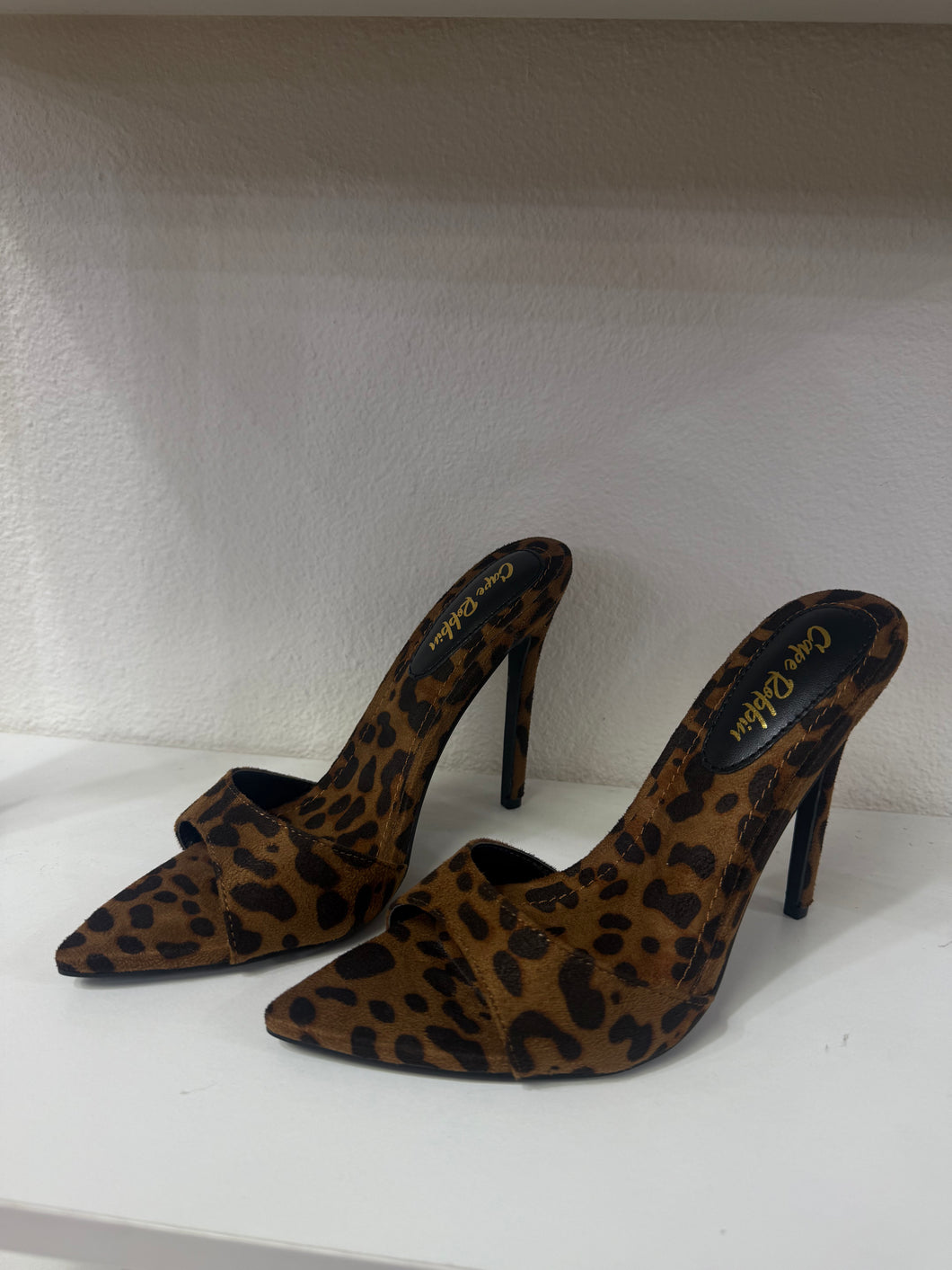 Kristie animal print heel - Brown