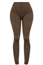 Load image into Gallery viewer, Basic double layered leggings - brown
