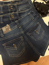 Load image into Gallery viewer, Brenda denim shorts - Dark blue
