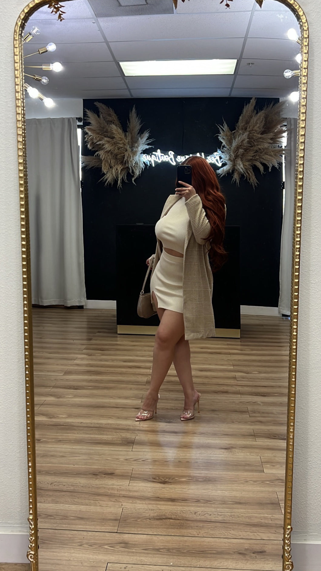 Out of town coat - taupe