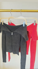 Load image into Gallery viewer, Cindy washed folded zipper sweater
