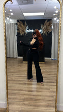 Load image into Gallery viewer, Treat me right 2pc pant set - Black
