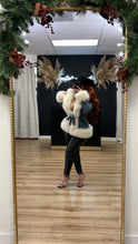 Load image into Gallery viewer, Talk to me denim fur coat - Blue
