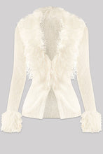 Load image into Gallery viewer, She classy fur top - off white
