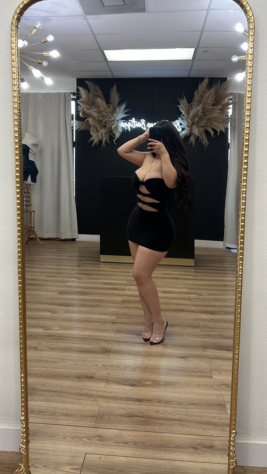 Lisa cutout dress - Black