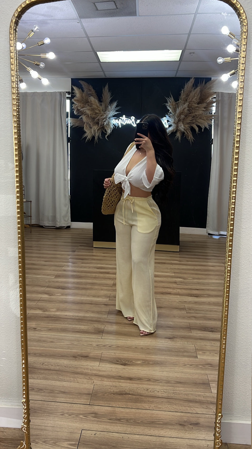 Feel the breeze top - White