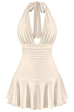 Load image into Gallery viewer, Miley halter dress- nude
