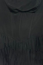 Load image into Gallery viewer, Western heat ruffle dress- Black
