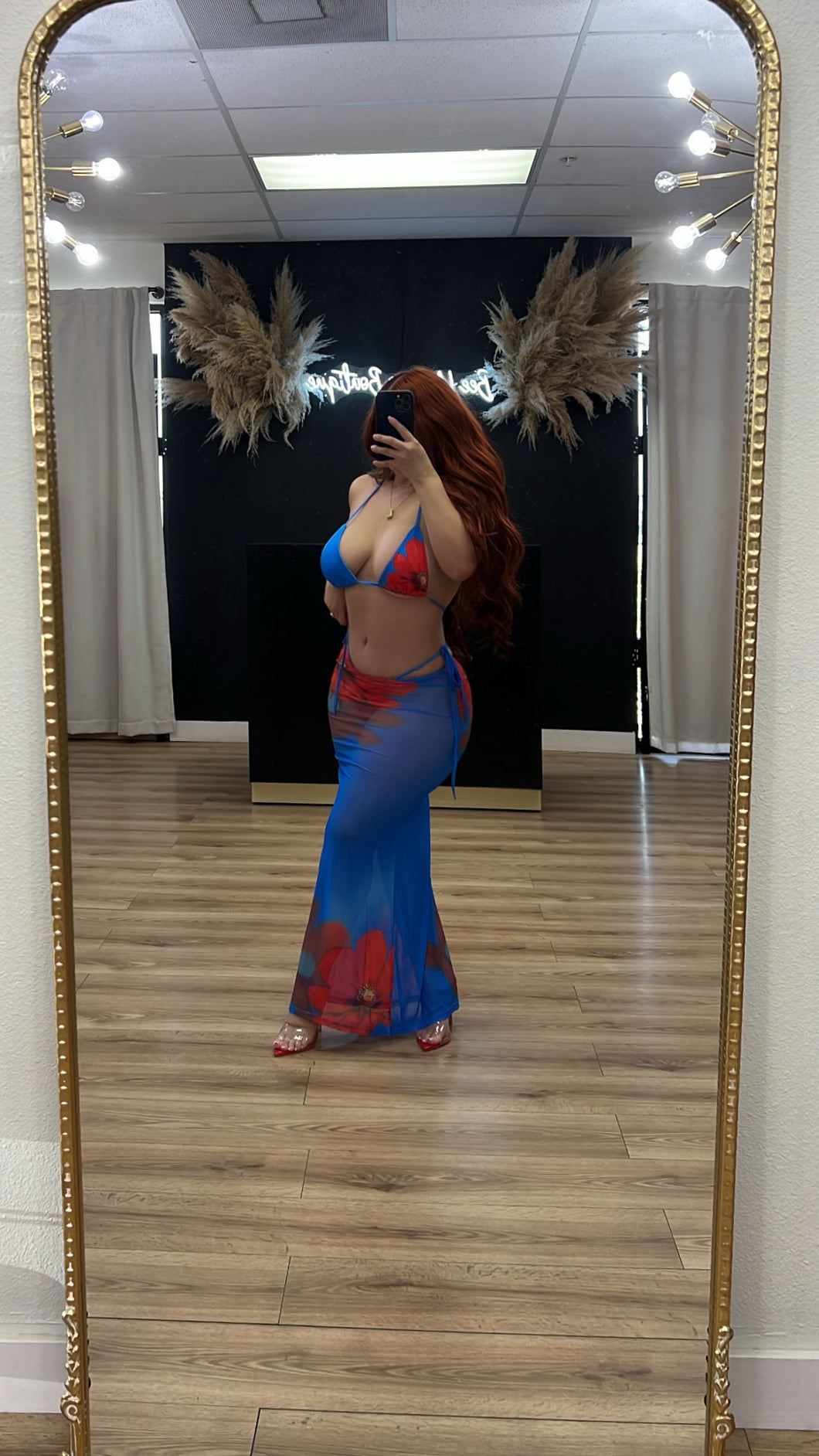 Playa 3pc skirt set - Blue