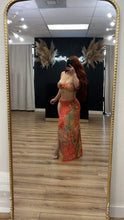 Load image into Gallery viewer, Pool party 3pc skirt set - Orange
