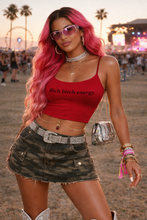 Load image into Gallery viewer, Rich bixtch energy top - red01
