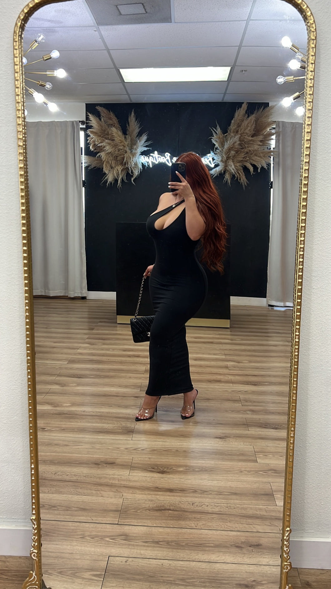Night out midi dress - Black