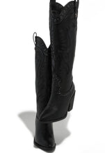 Load image into Gallery viewer, Dark rodeo boots - Black
