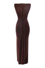Load image into Gallery viewer, Elegance glitter dress - Brown￼
