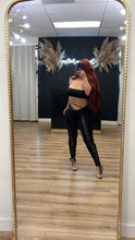 Load image into Gallery viewer, Spice it up 2pc pant set - Black
