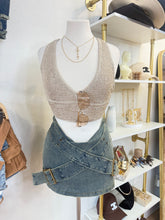 Load image into Gallery viewer, Glow getter halter top - Gold
